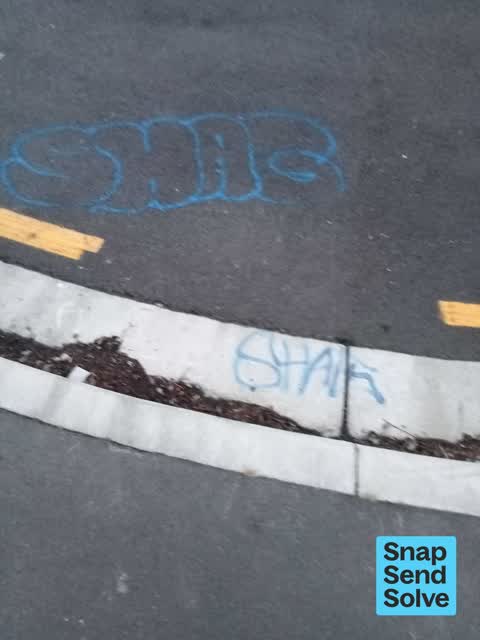 Graffiti somewhere else, a report photo