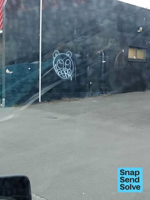 Graffiti somewhere else, a report photo