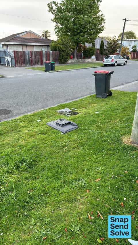 Dumped Rubbish, a report photo