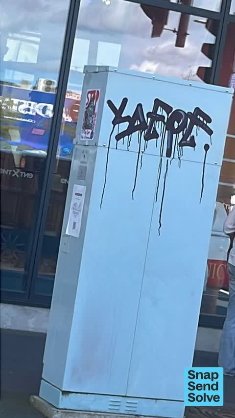 Graffiti somewhere else — a report photo