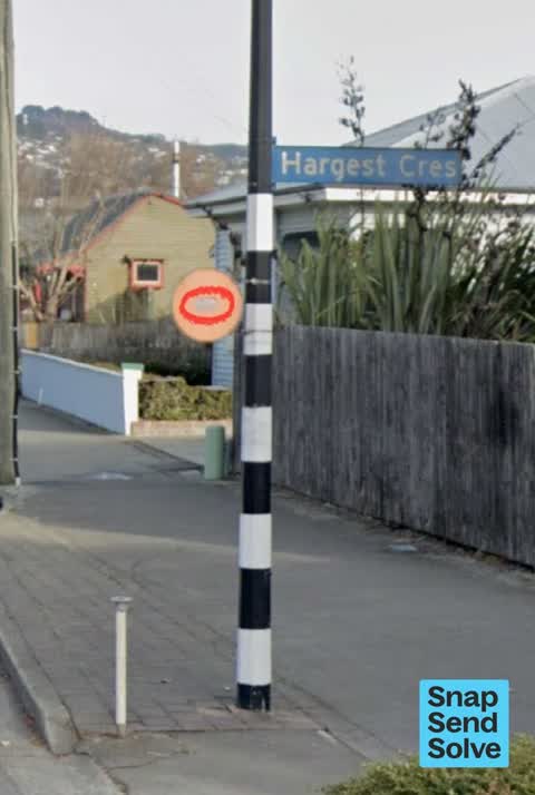 Graffiti on a sign, mural or public art — a report photo