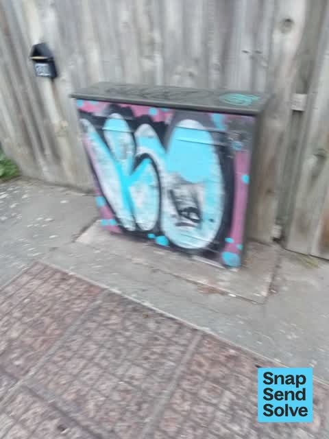 Graffiti somewhere else — a report photo