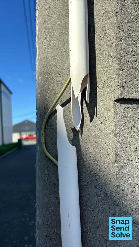 Graffiti on a cabinet, pole or railway asset, a report photo