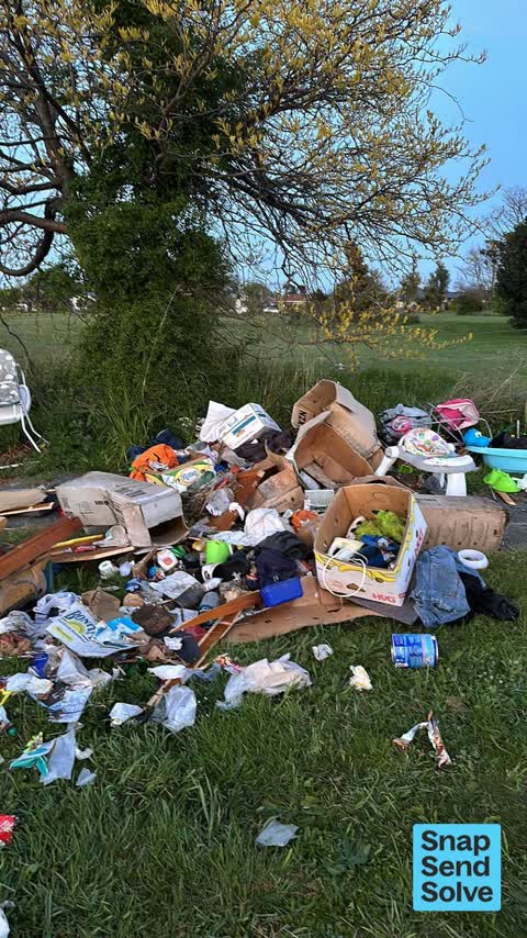 Dumped Rubbish — a report photo