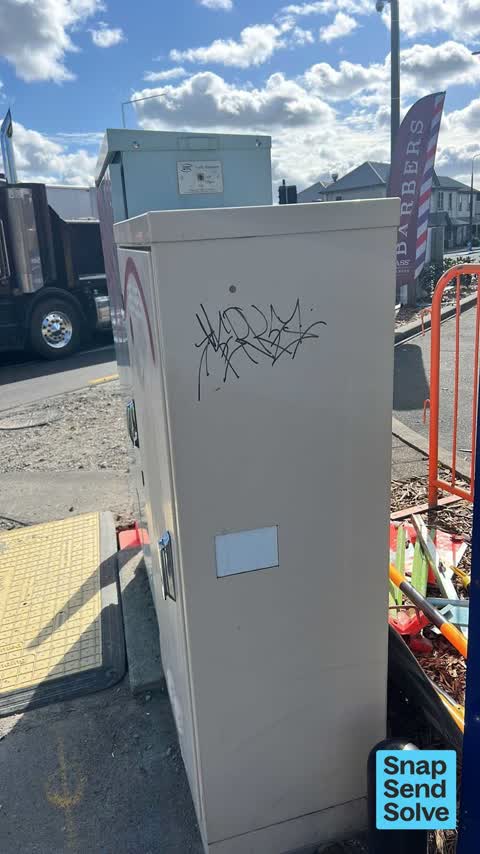 Graffiti somewhere else — a report photo
