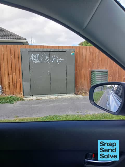 Graffiti somewhere else, a report photo