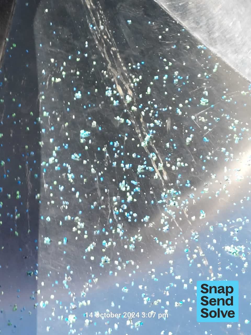The photograph attached to this playground equipment report