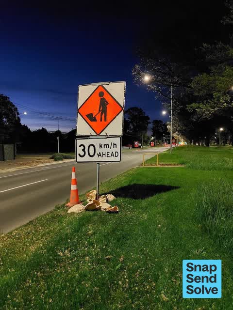 Road Signage, a report photo