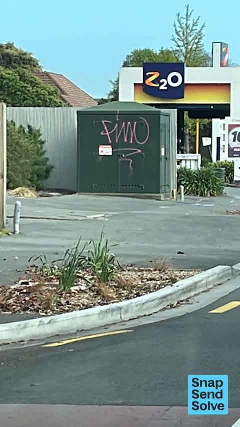 Graffiti somewhere else, a report photo