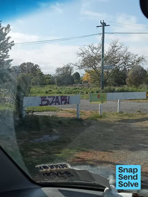 Graffiti somewhere else — a report photo