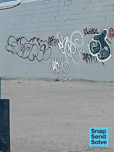 Graffiti somewhere else, a report photo