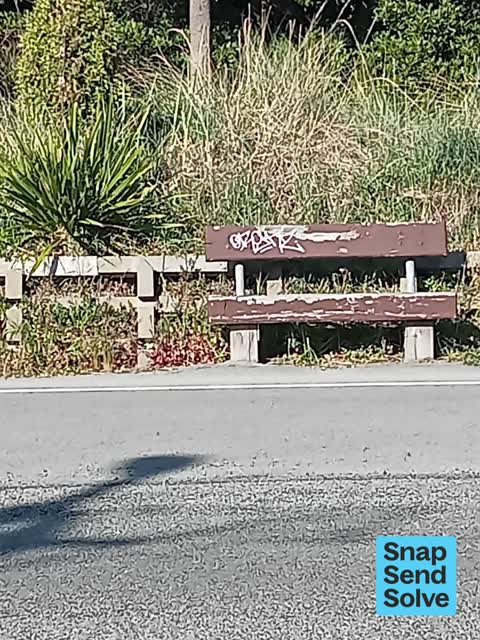 Graffiti somewhere else, a report photo