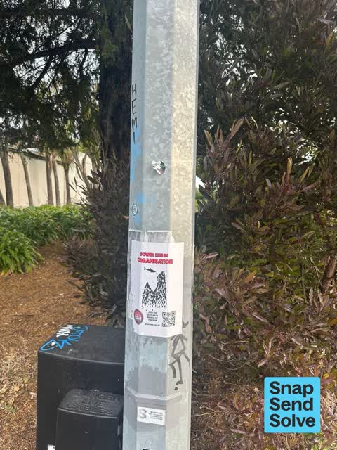 Graffiti somewhere else — a report photo