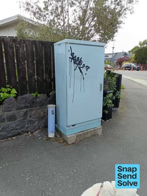 Graffiti somewhere else, a report photo