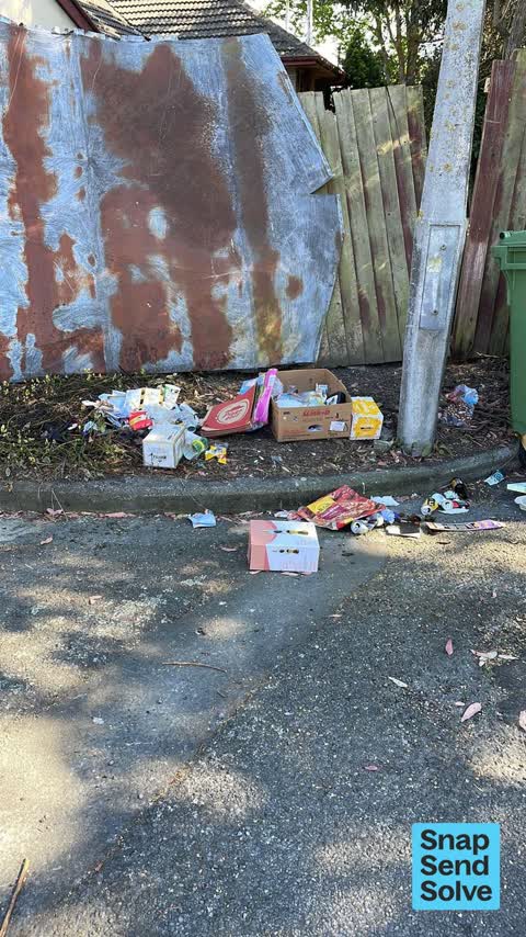 Dumped Rubbish, a report photo