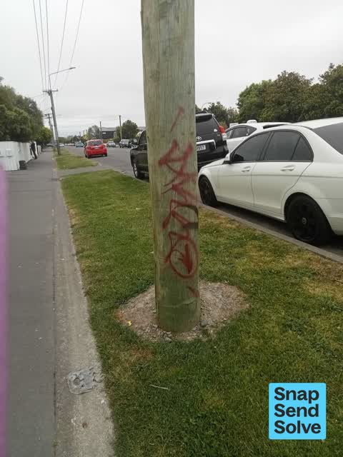 Graffiti somewhere else, a report photo
