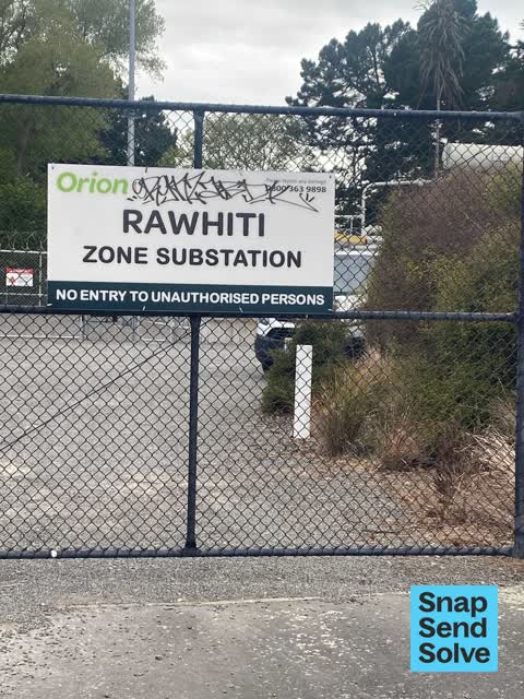 Graffiti somewhere else — a report photo
