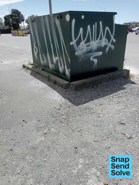 Graffiti somewhere else, a report photo