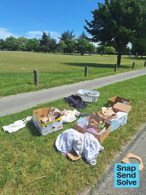 Dumped Rubbish, a report photo