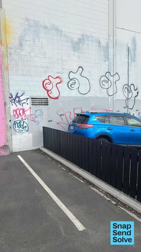 Graffiti somewhere else, a report photo