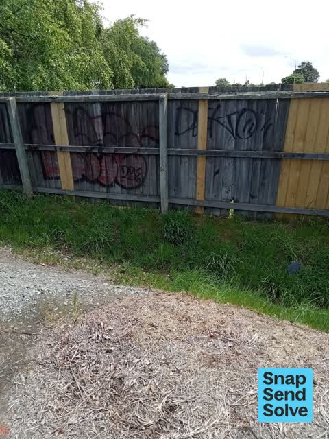 Graffiti somewhere else — a report photo