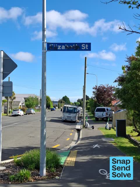 Graffiti on a sign, mural or public art, a report photo