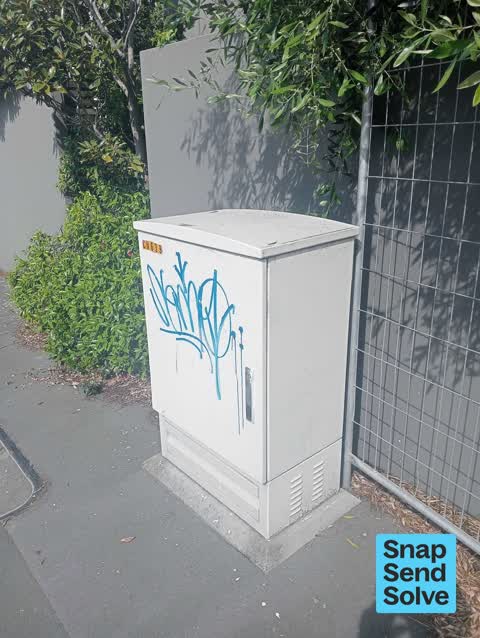 Graffiti somewhere else — a report photo