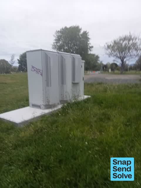 Graffiti somewhere else — a report photo