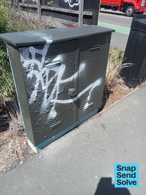 Graffiti somewhere else, a report photo
