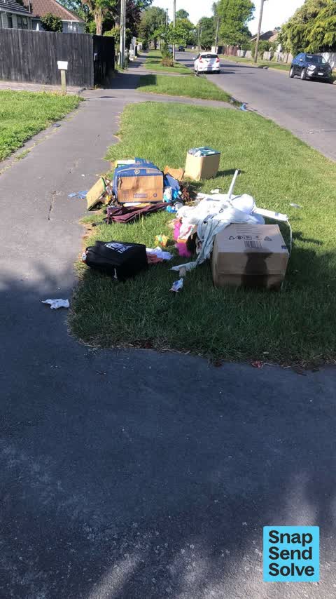 Dumped Rubbish, a report photo