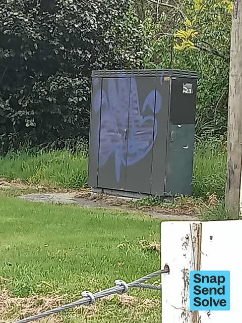 Graffiti somewhere else, a report photo