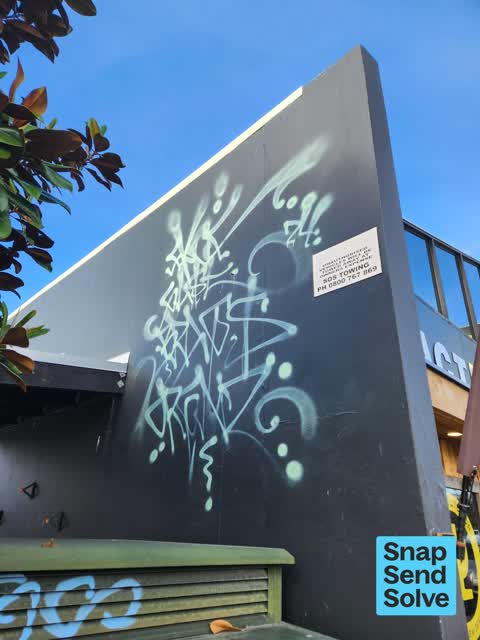 Graffiti somewhere else — a report photo
