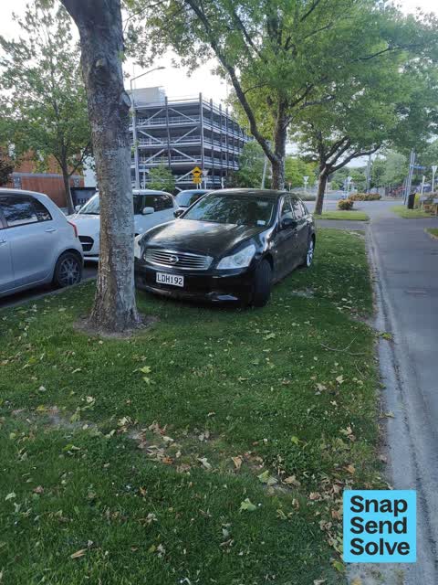 Hazard, vehicle, a report photo