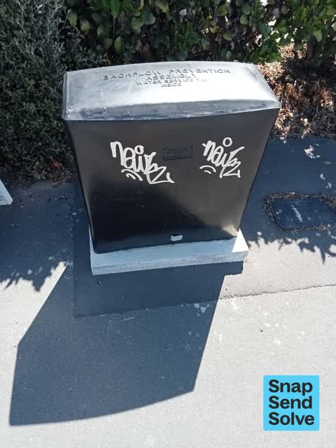 Graffiti somewhere else — a report photo