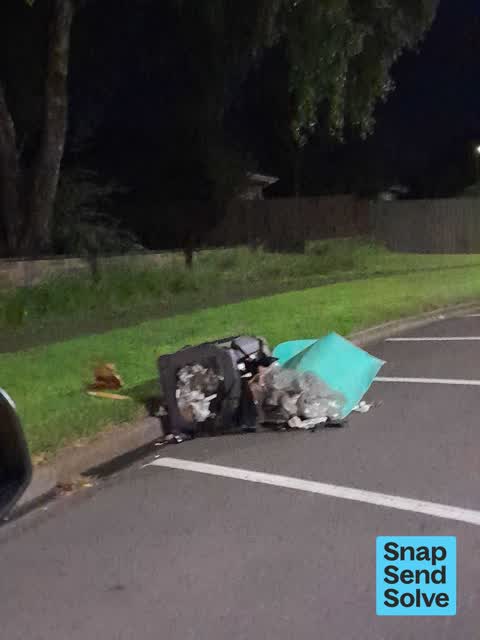 Dumped Rubbish, a report photo