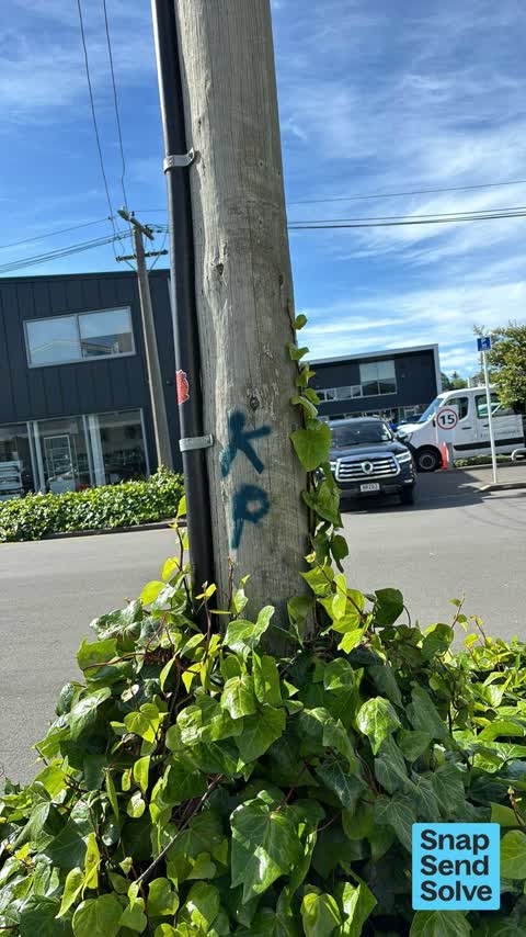 Graffiti on a cabinet, pole or railway asset, a report photo
