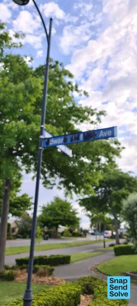 Graffiti on a sign, mural or public art, a report photo