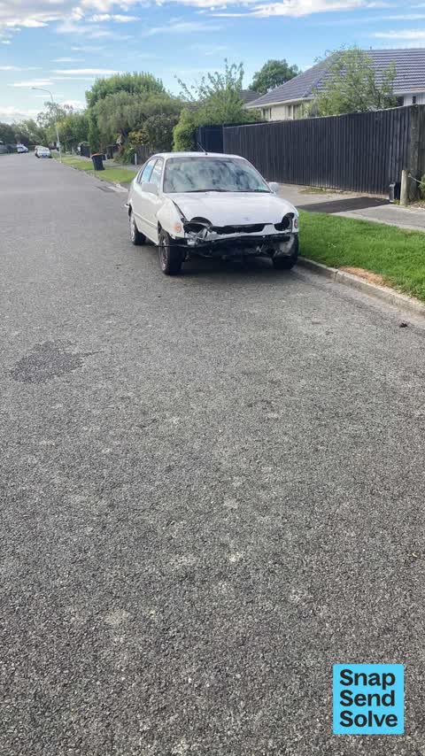 Abandoned Vehicle, a report photo