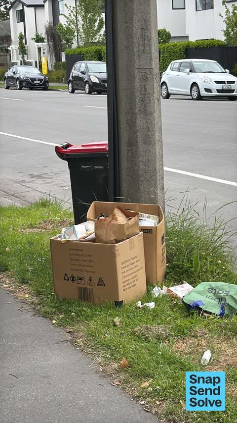 Dumped Rubbish, a report photo