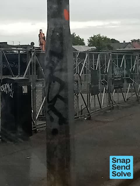 Graffiti somewhere else, a report photo