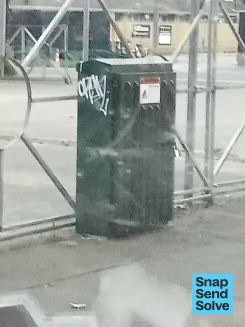 Graffiti somewhere else, a report photo