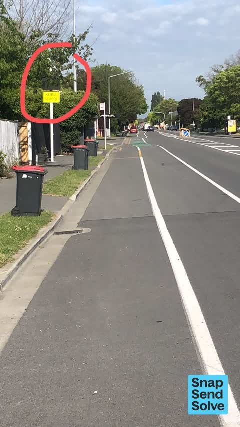 Road Signage, a report photo