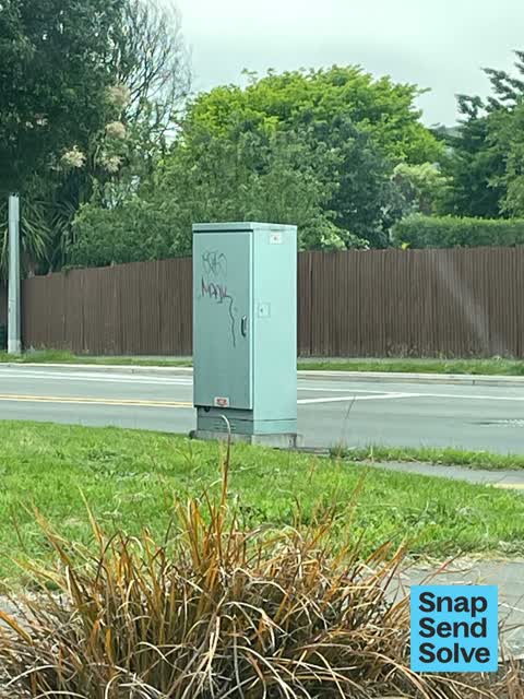Graffiti somewhere else, a report photo