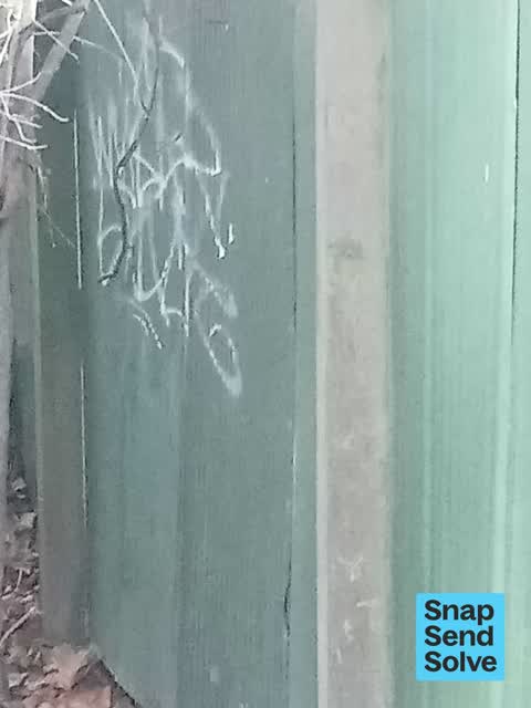 Graffiti somewhere else — a report photo