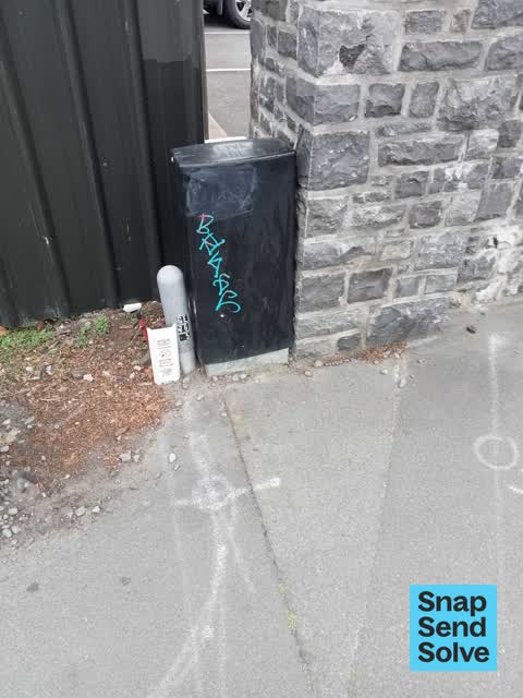 Graffiti somewhere else — a report photo