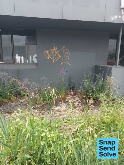Graffiti somewhere else, a report photo