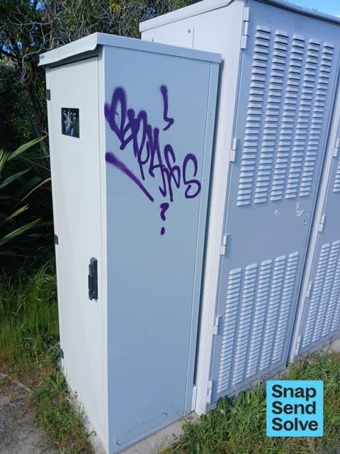 Graffiti somewhere else — a report photo