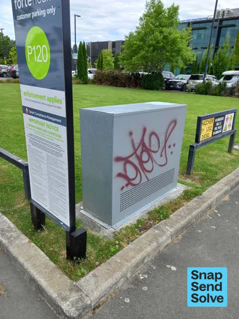 Graffiti somewhere else, a report photo