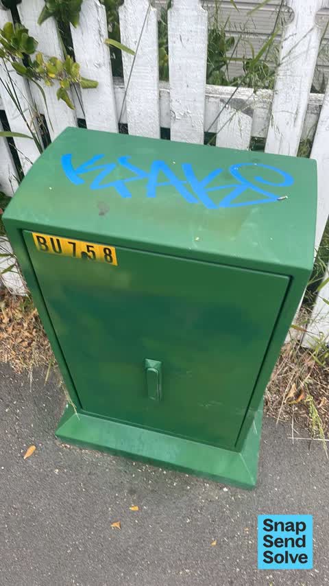 Graffiti somewhere else — a report photo