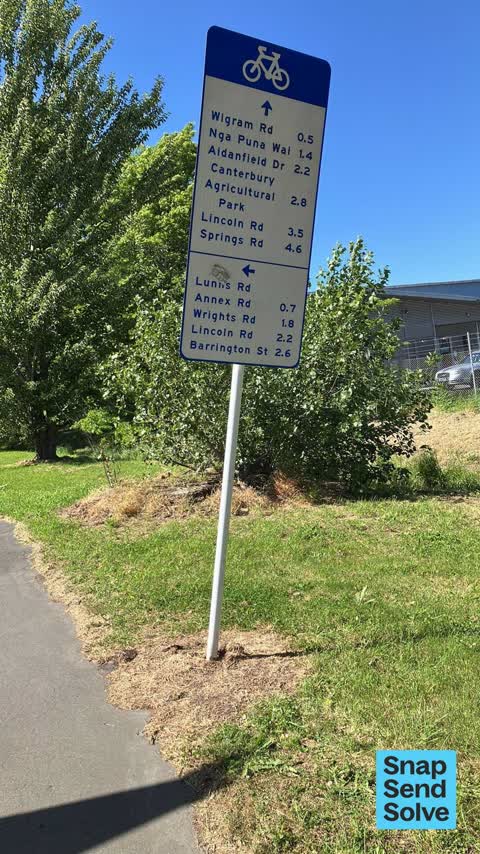 Road Signage, a report photo